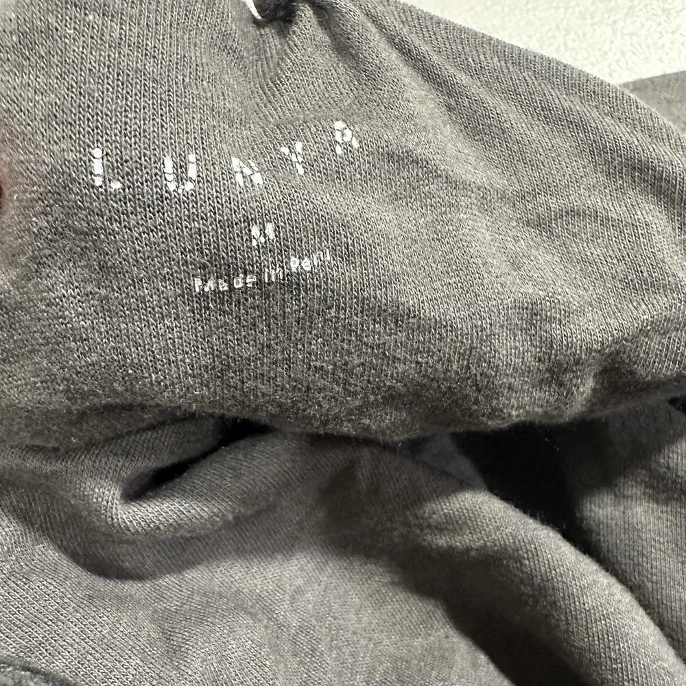 Lunya The Robe Organic Pima Cotton with Pockets Long Gray Loungewear Luxury - Picture 6 of 12